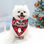 Dog triangle Christmas Bandanas Classic Xmas Thanksgiving Pet Scarf Bibs