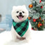 Dog triangle Christmas Bandanas Classic Xmas Thanksgiving Pet Scarf Bibs
