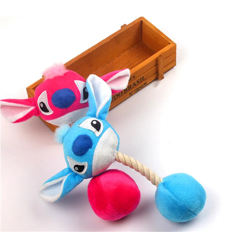 Dog Squeak Sounding Plush Toy Dog Molar-tooth Soothing Training Toy Puppy Cat Toys Interact Training Supplies Pet Toys1