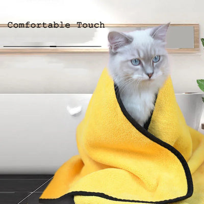 Pet Bath Large Super Absorbent Clean Up Fiber Towel