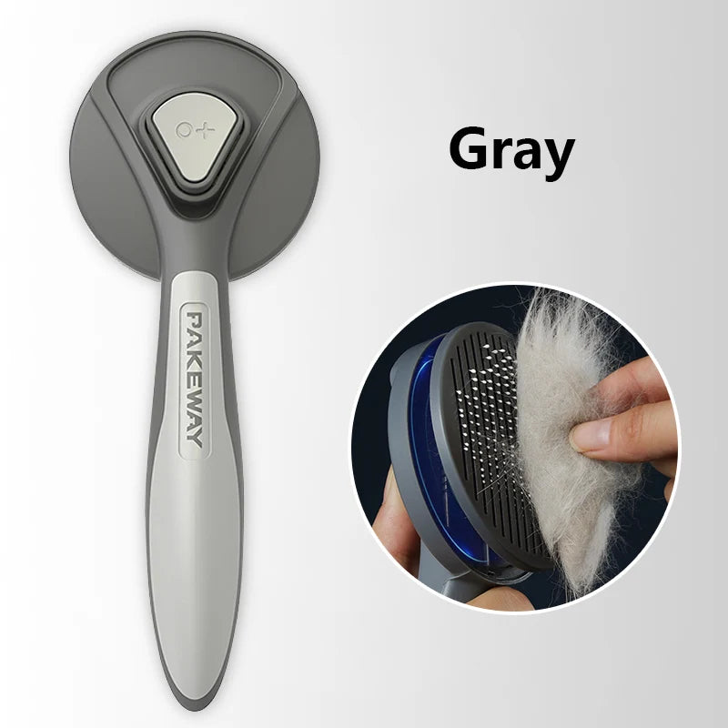 cat comb dog hair remover brush pet grooming slicker needle comb removes tangled self cleaning5