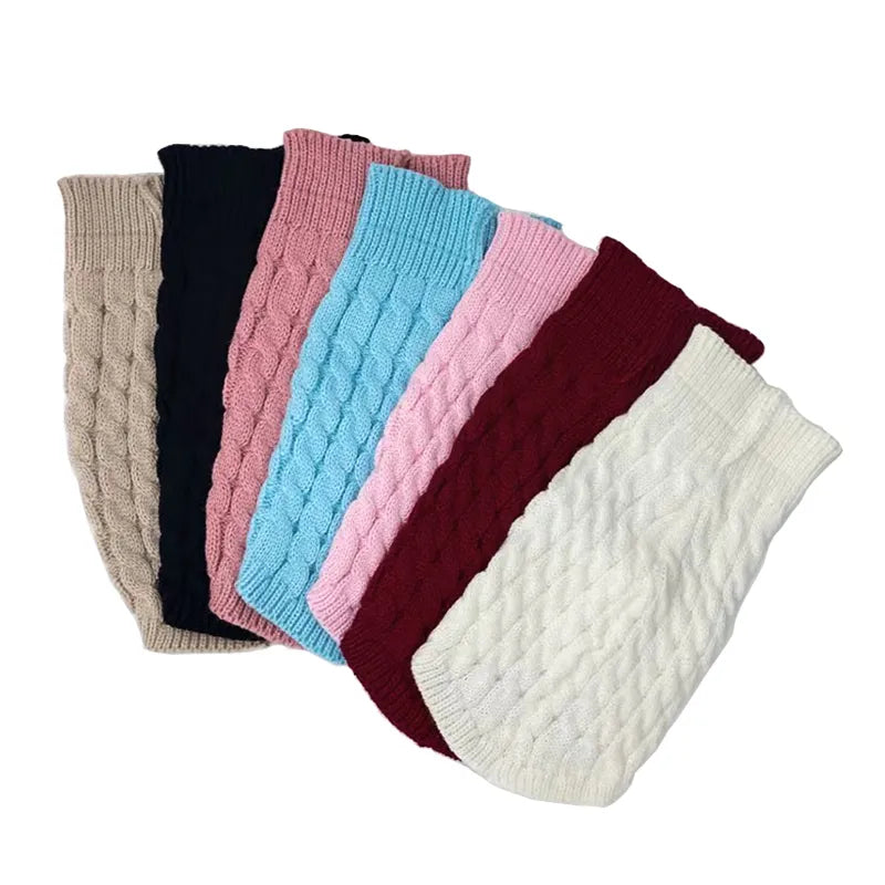Winter Warm Dog Sweaters Turtleneck Knitted Pet Clothing