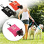 hanging dog poop bag holder with metal buckle waste bag container packet poop pick up organizer5