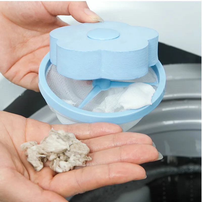 Pet Hair Removal Artifact Reusable Filter Washing Machine Cleaning Tool Filter Net Bag Cat Dog Hair Cleaning Bag