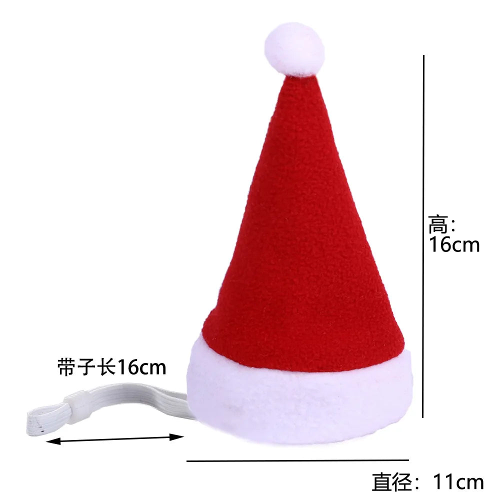 Pet Cat Dog Christmas Hat Cap for Small Dogs