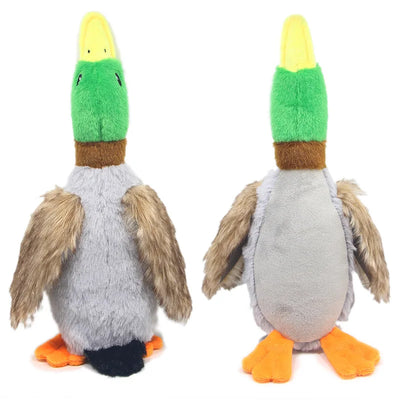 cute plush duck sound toy stuffed squeaky animal squeak dog toy cleaning tooth dog chew rope toys funny plush toys for cats1