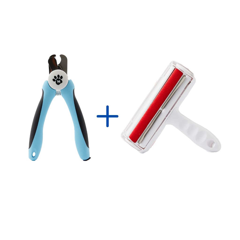 combo deal, pet nail trimmer and pet hair remover