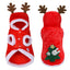 cat and dog christmas santa costume3