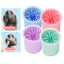 Portable Pet Paw Cleaning Silicone Brush Cup