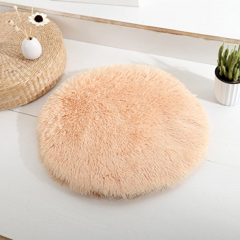 Cat Plush Round Cushion