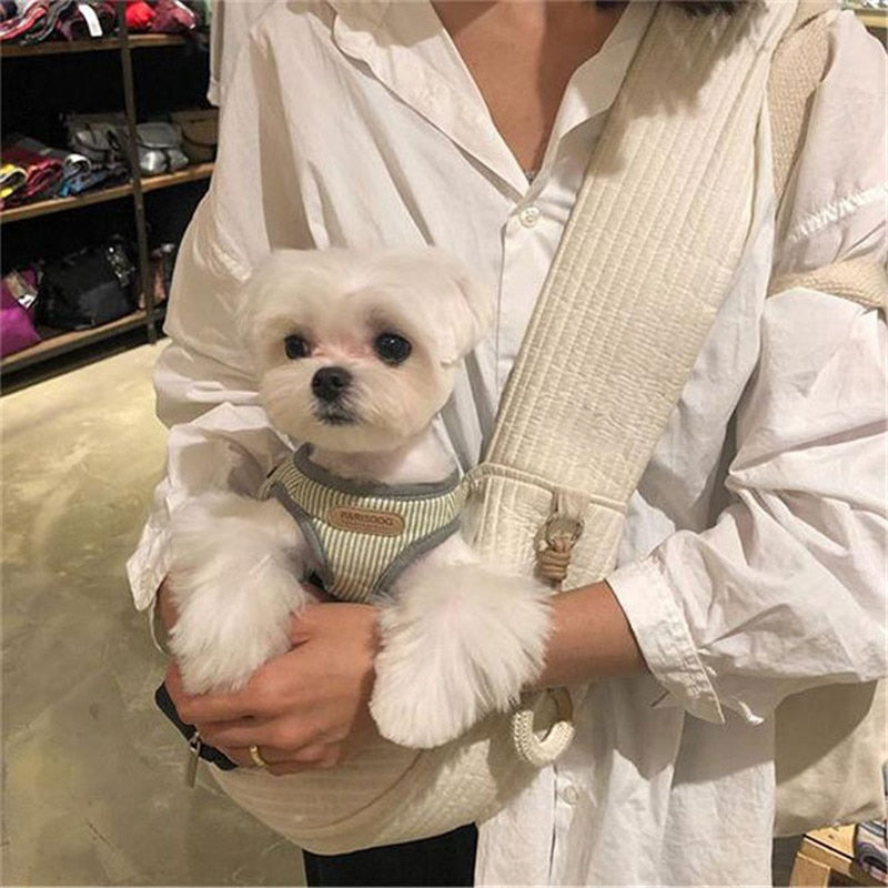 Handmade Sling Dog Carrier Bag