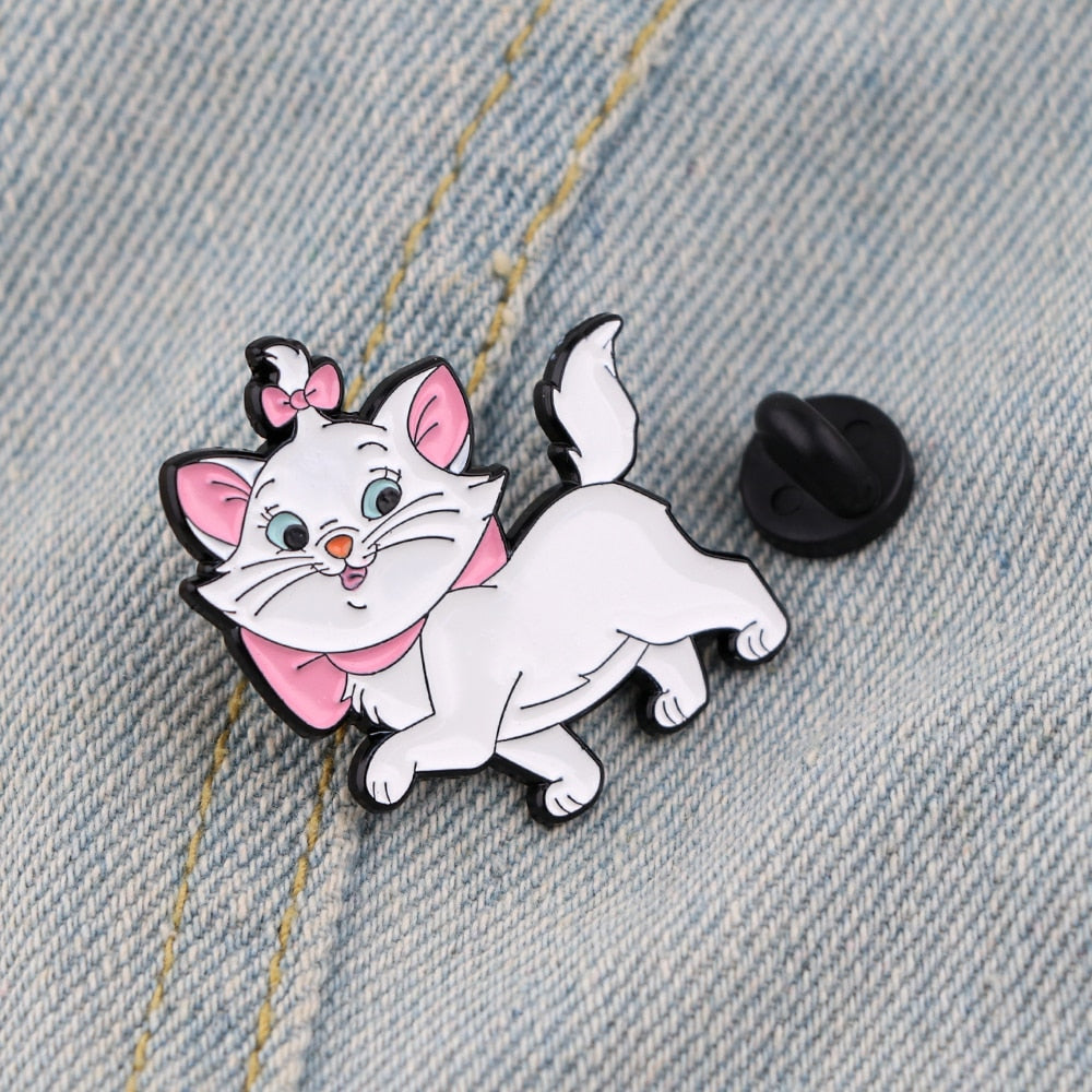 Cat Cute Metal Pin Jewelry