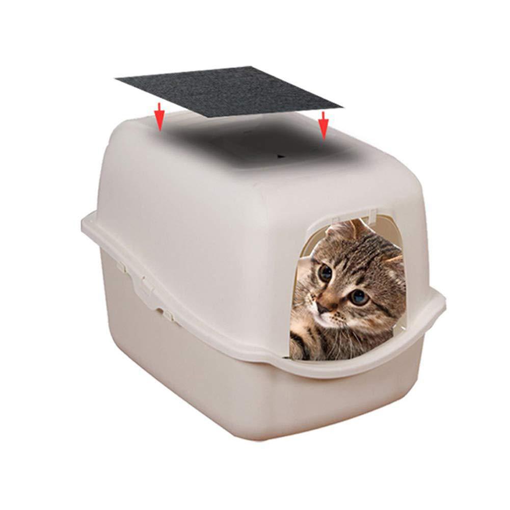 4/6pcs Activated Carbon Filter Cat Litter Box