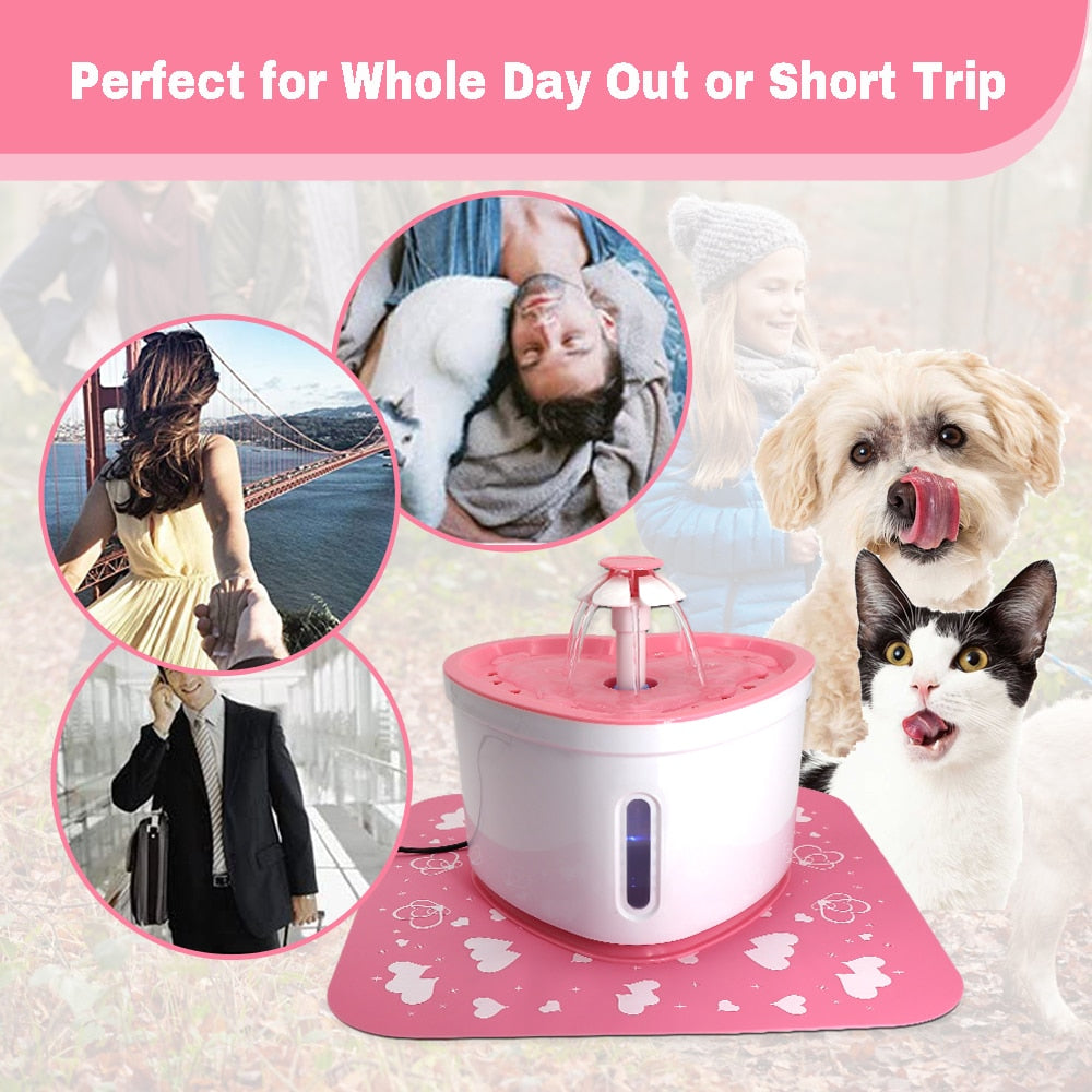 2L Automatic Cat Dog Water Fountain