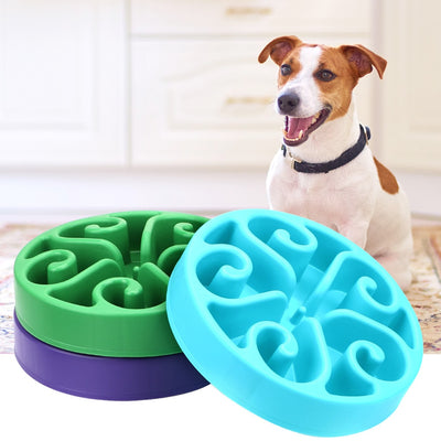 Slow Eating Feeder Pet Prevent Obesity Dog Accessories