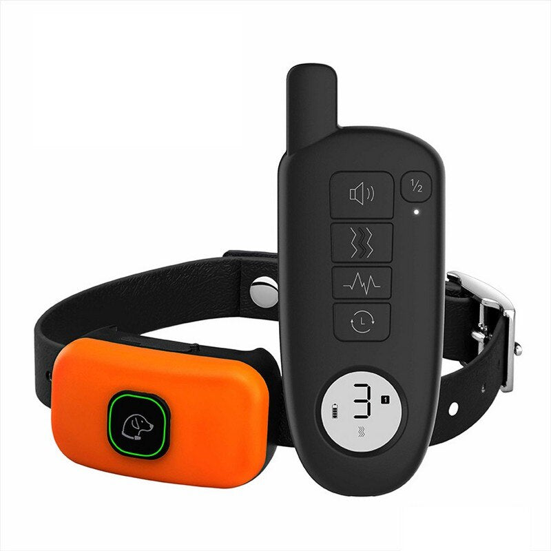 1000ft  Waterproof Rechargeable Electric Remote Shock Vibration Sound Training Collar