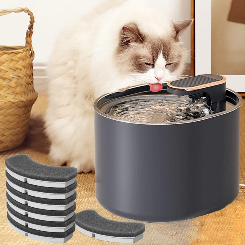 3L Cat Water Fountain, Ultra-Quiet  Pet Water Dispenser, Auto Drinking Fountain For Cats
