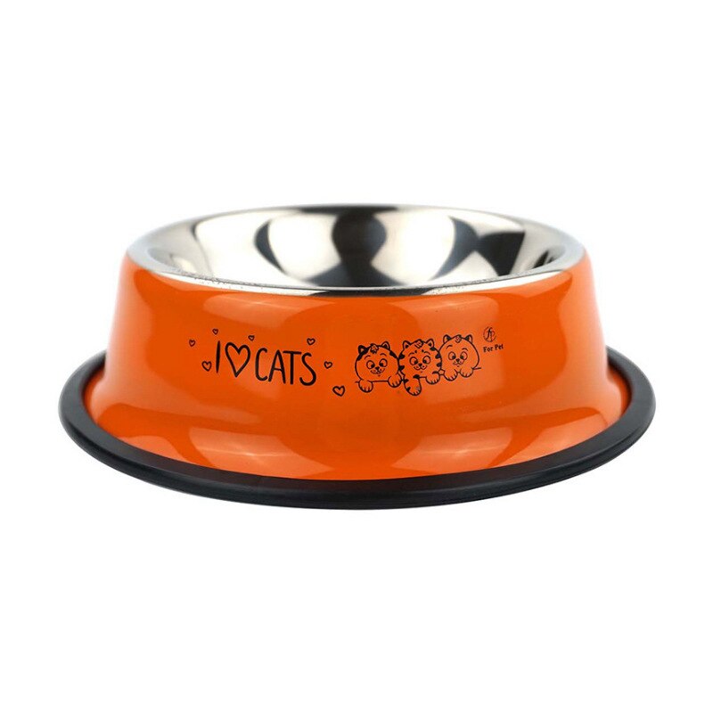 cat dog feeder color water bowl2