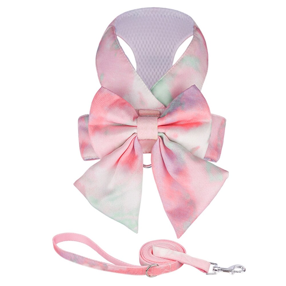 dress bow tie harness leash sets2