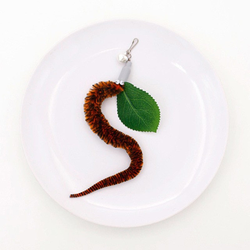 Caterpillar Cat Teaser Wand Toy
