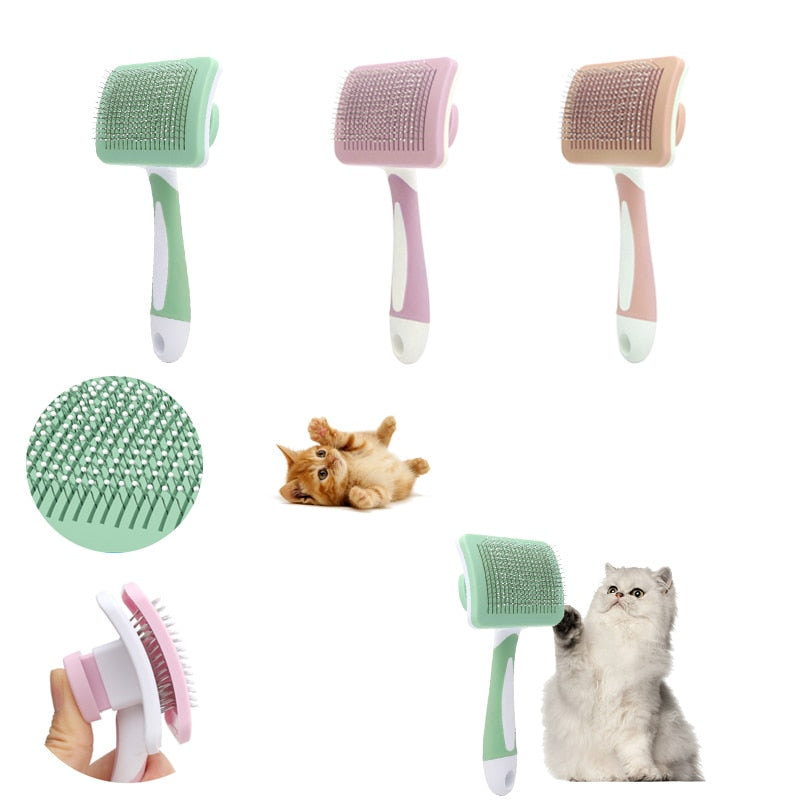 Cat Brush Grooming Long Hair Indoor Cats