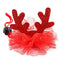  Red Christmas-Themed Antlers. 