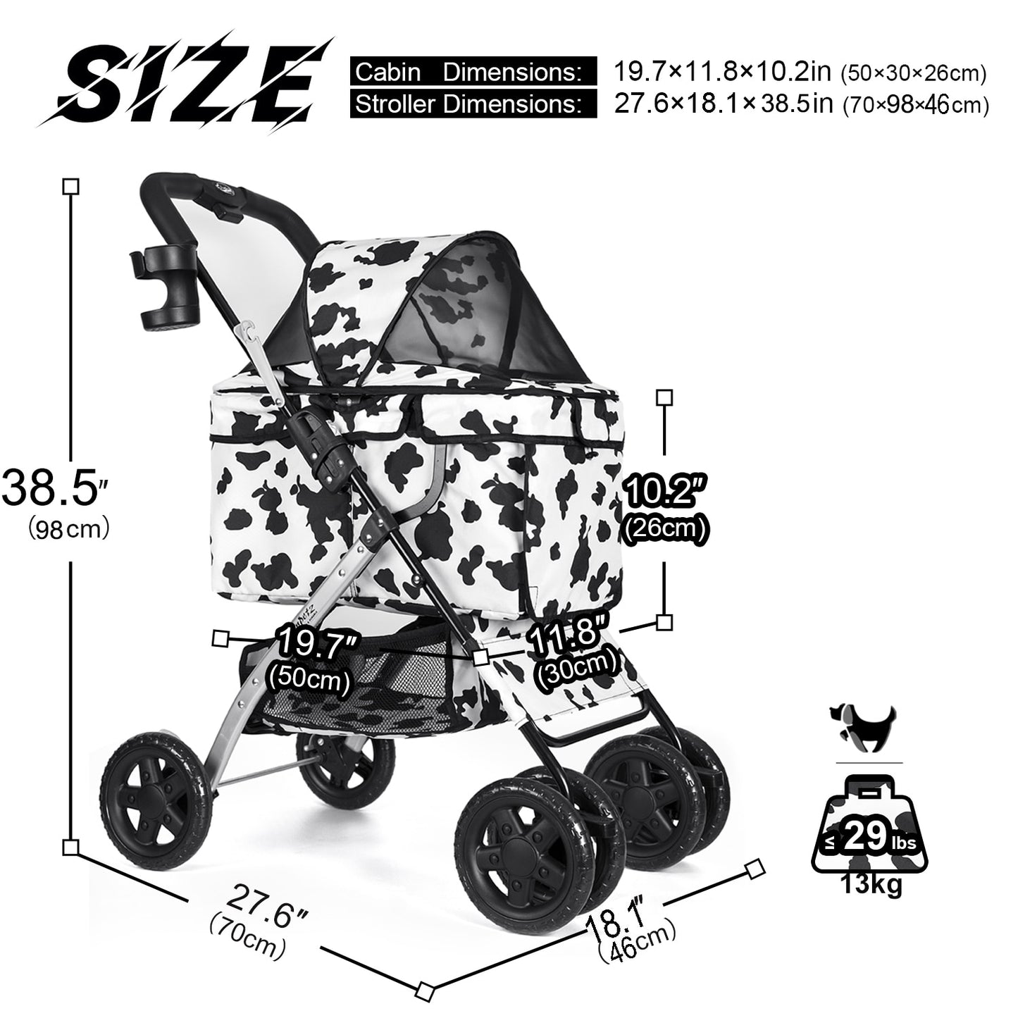 Foldable Animal Stroller