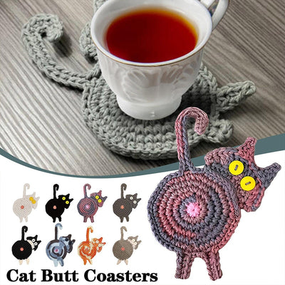 Cat Butt Coaster Tea Coffee Cup
