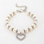 Rhinestones Love Cat Collar