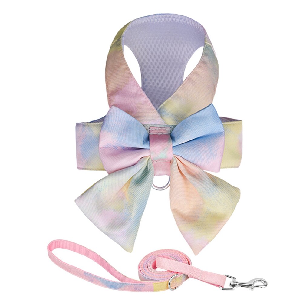 dress bow tie harness leash sets4