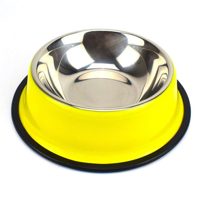 Cat Dog Feeder Color Water Bowl