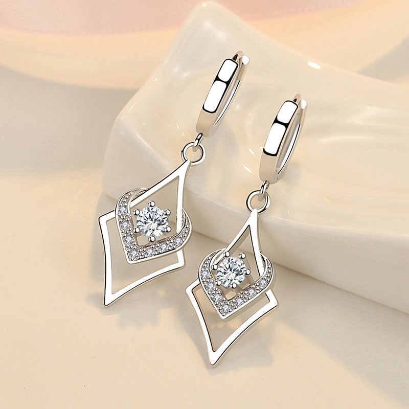 Silver Earrings Jewelry