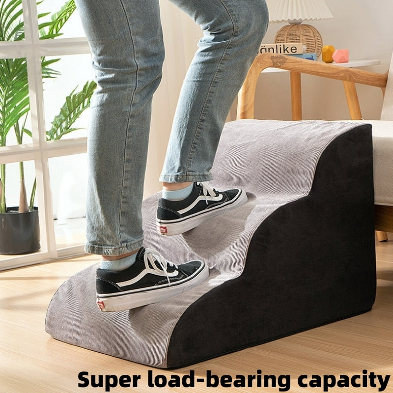 Cat Pet Ramp Ladder Anti-slip Removable Cats Bed Stairs