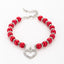 Rhinestones Love Cat Collar