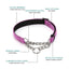 Stainless Steel Chain Reflective Nylon Fabric Collars