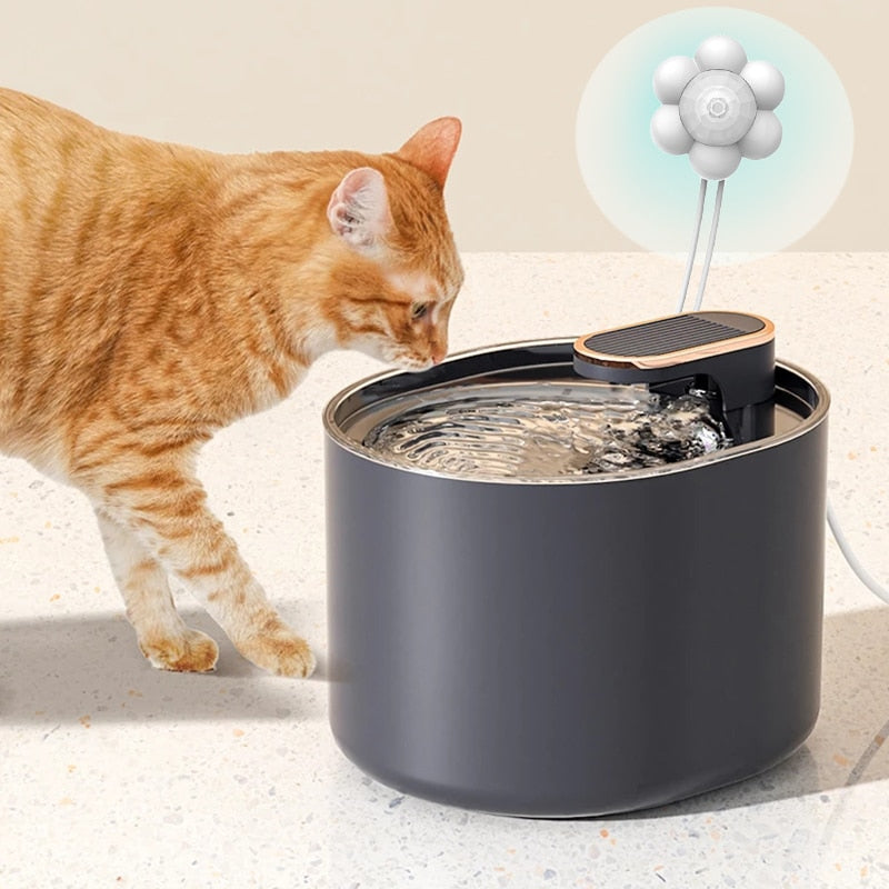 3L Cat Water Fountain, Ultra-Quiet  Pet Water Dispenser, Auto Drinking Fountain For Cats