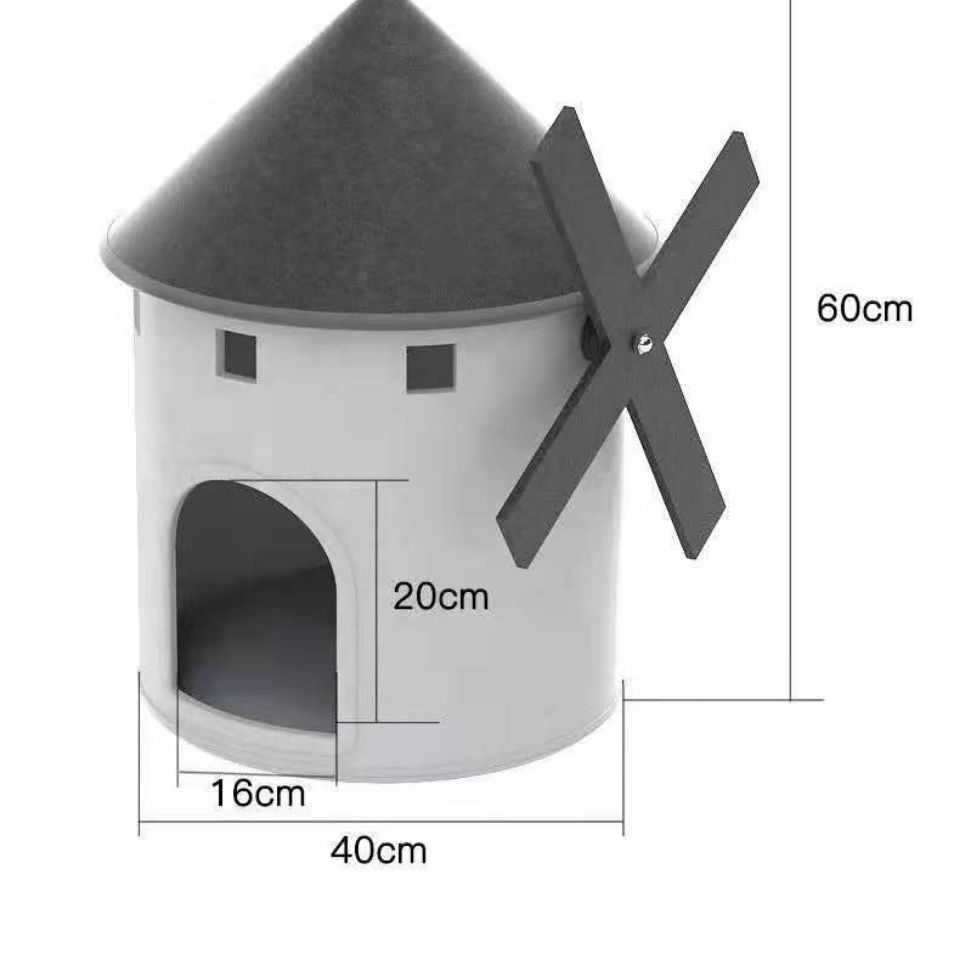 Breathable Tower Shape Enclosed House