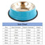 cat dog feeder color water bowl12
