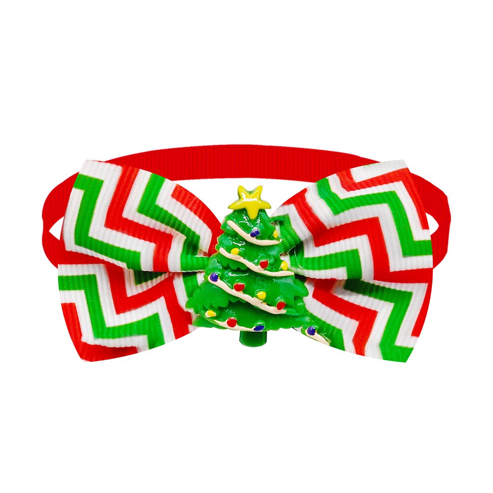 Christmas-Themed Dog Bow Ties
