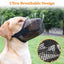 Adjustable Breathable Mesh Dogs Mouth Muzzle