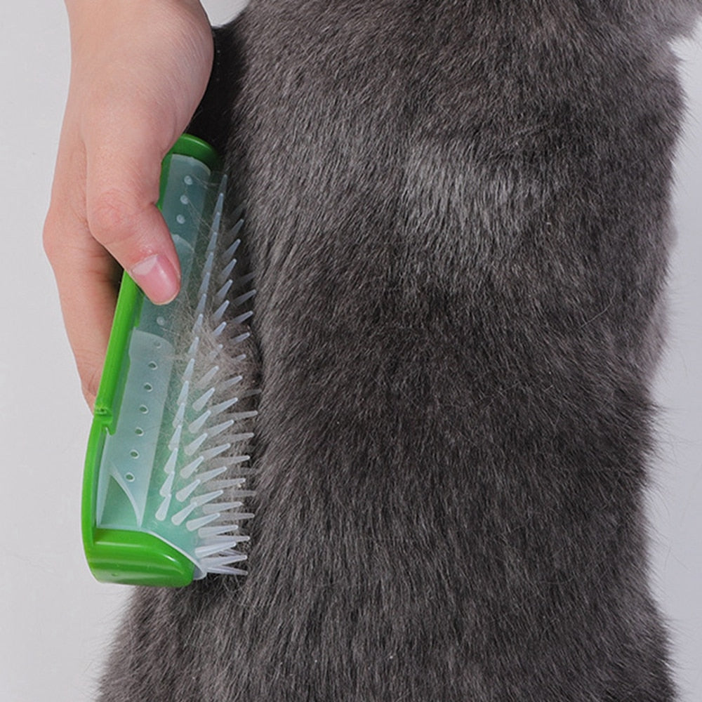 Cat Brush Corner Cats Massage Self Groomer Comb Wall Brush Rubs