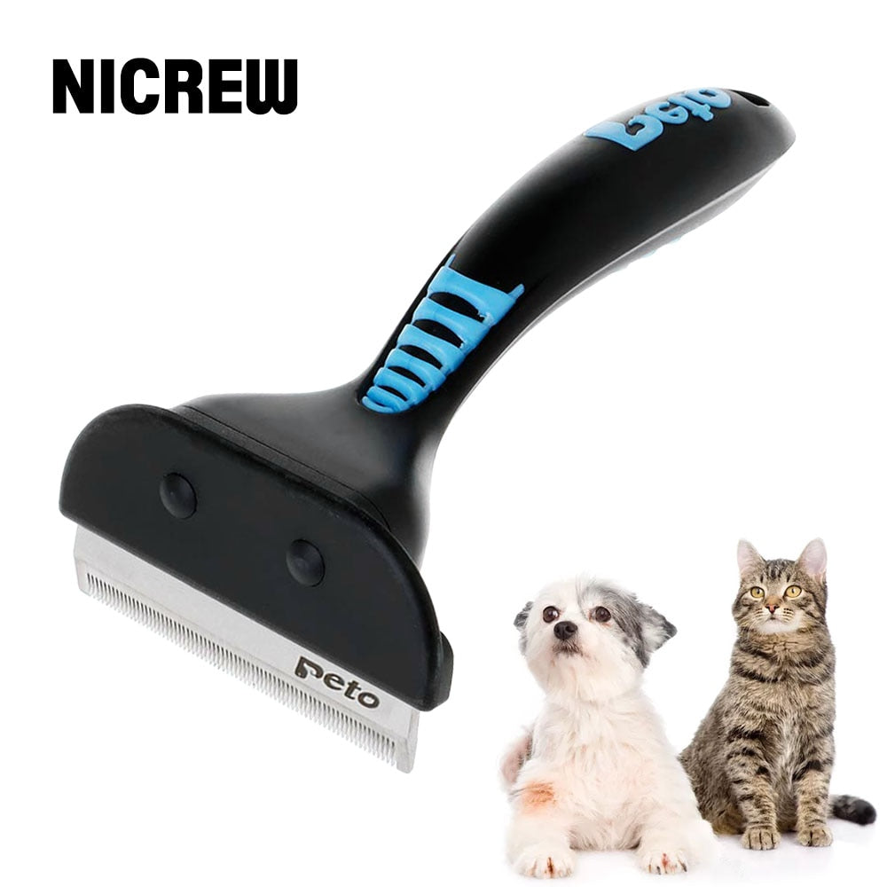 Cat Hair Deshedding Comb Pet Cat Brush Dog Grooming Tools
