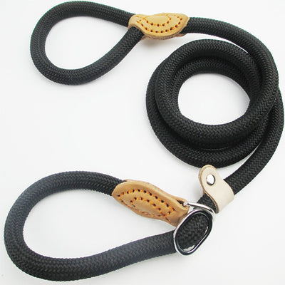 braided slip rope dog leash1