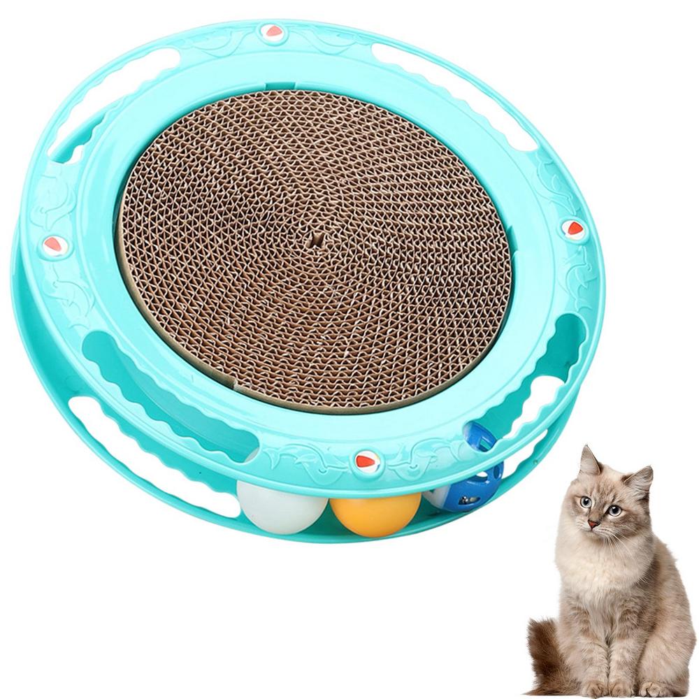 2 In 1Cats Scratcher Toys With Ball
