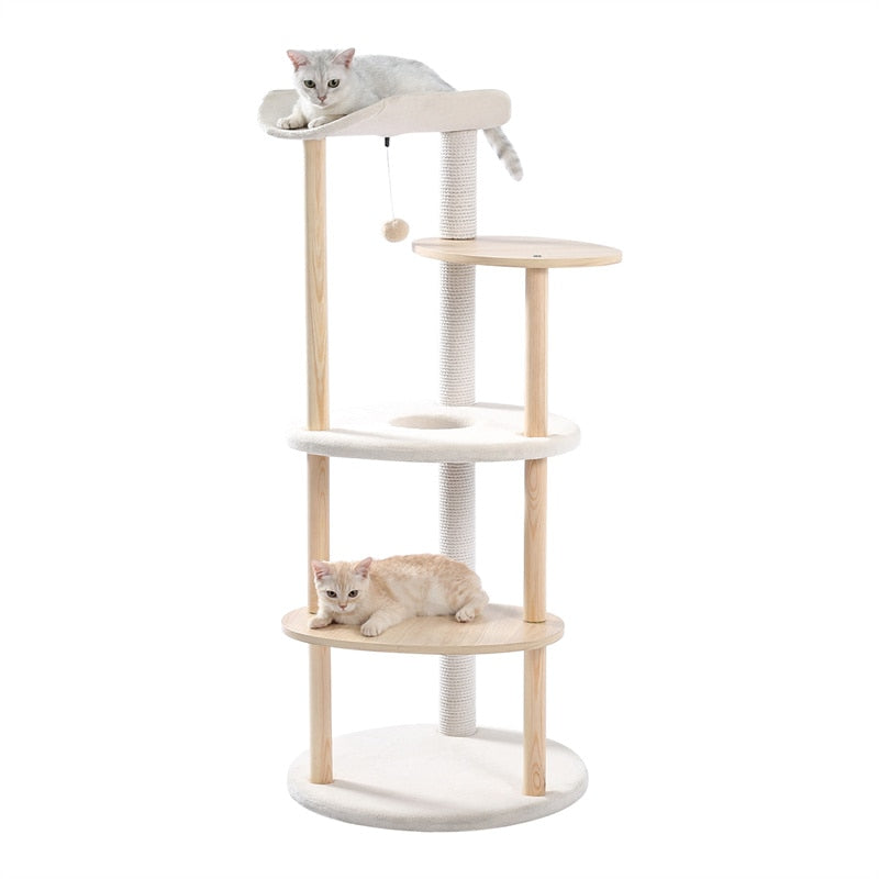 Luxury Cat Tree with Hanging Ball Kitten Playground