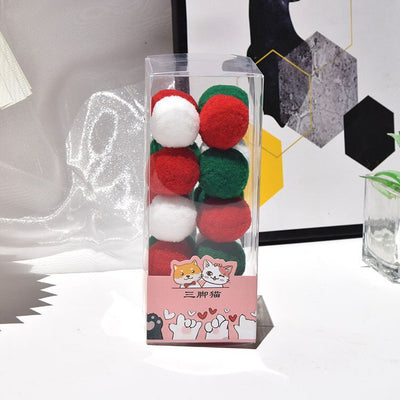 Plush Toy Macaron Christmas Ball