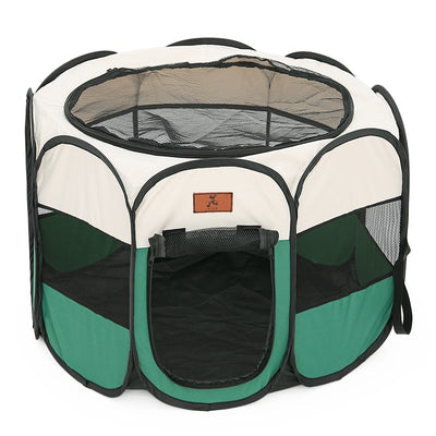 Saint N Mike Dog & Cat Playpen | Pet Enclosure | Pet Tent & Bed | Detachable, Foldable & Summer-Ready