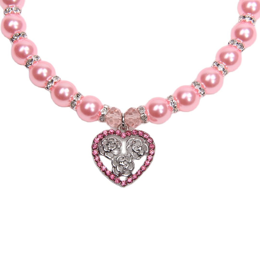 Beads Necklace  with Rhinestones Jewelry For Cats