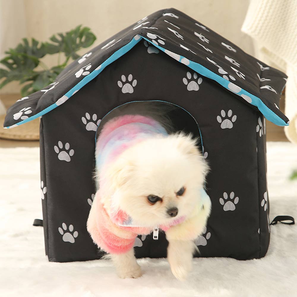 Cat House Waterproof Christmas Gift Kitty Litter Cattery Kennel for Travel