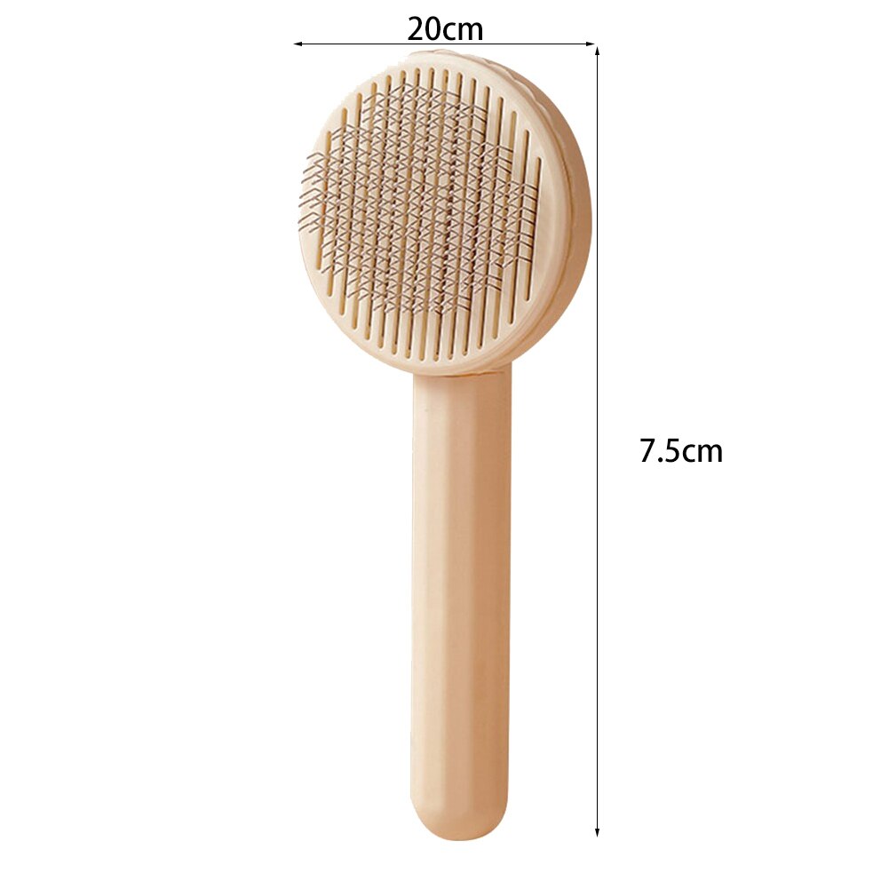 Pet Comb Hair Remover Cat Cleaning Slicker Brush Automatic Grooming Care